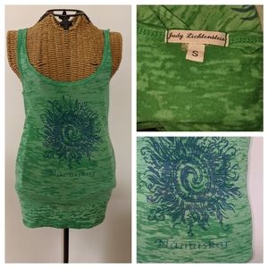 Judy Lichtenstein burnout yoga tank S